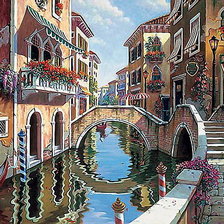 Схема вышивки «венеция»