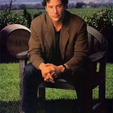 Схема вышивки «Киану Ривз»