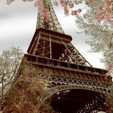 Схема вышивки «Париж весной»