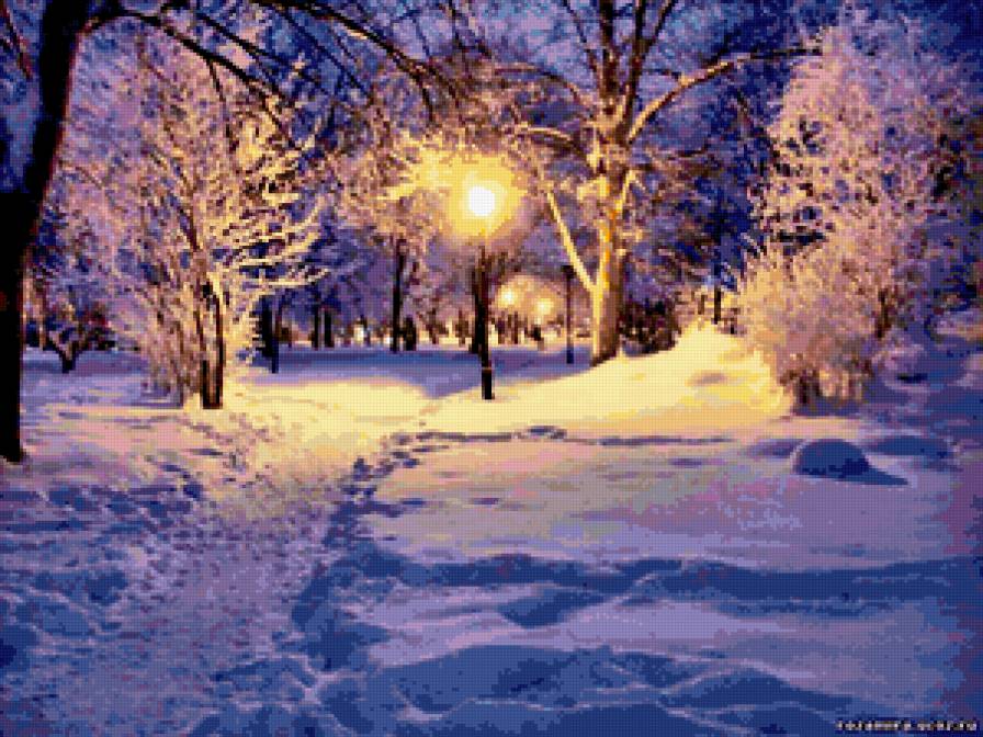 Фонарь - пейзаж - предпросмотр