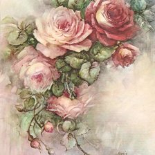 Схема вышивки «Розы»