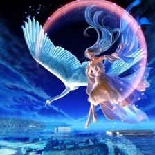 Схема вышивки «полет»