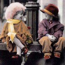 Схема вышивки «Дети»