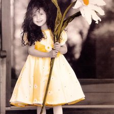 Схема вышивки «Девочка»