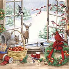 Схема вышивки «Зимняя сказка»