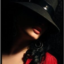 Схема вышивки «Незнакомка»