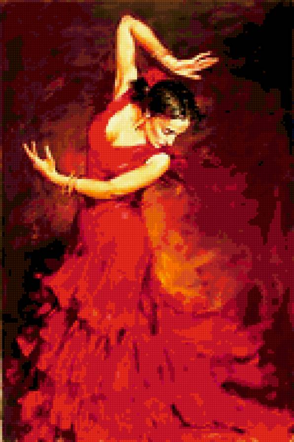 Фламенко - танец, фламенко, женщина - предпросмотр