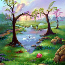 Схема вышивки «Любовь»