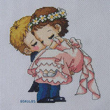 Схема вышивки «Любовь-это...»