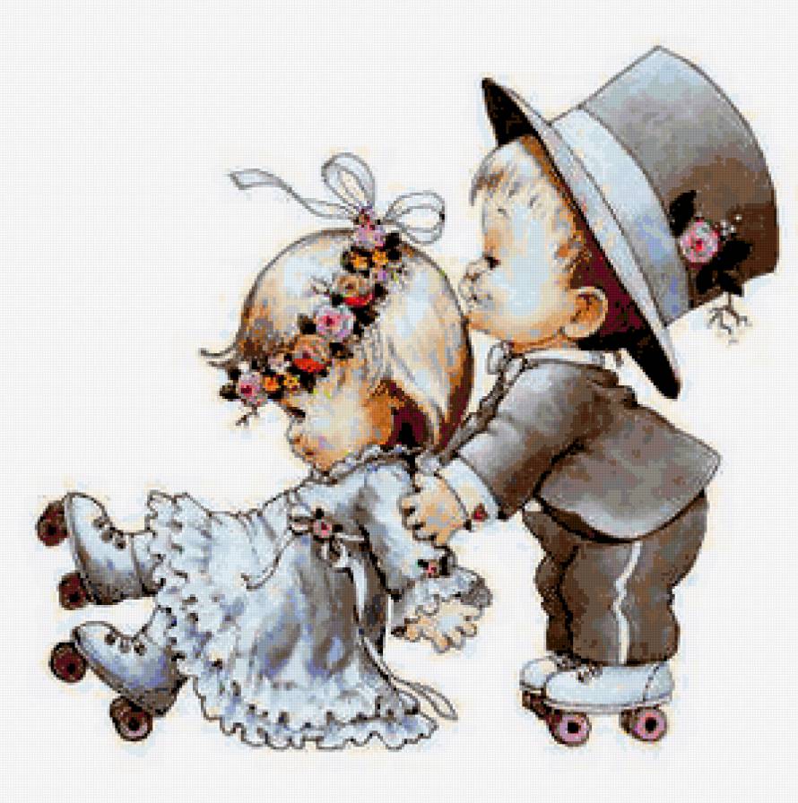 Тили-тесто - детям, ребенок, пара, дети, коньки, детская, детское, малыш, детский - предпросмотр