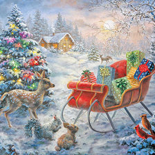 Схема вышивки «Подарки»