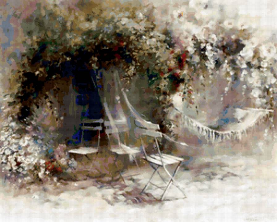 райский уголок - картина - предпросмотр