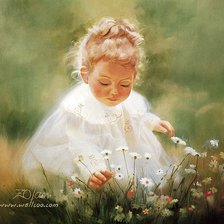 Схема вышивки «на лугу»