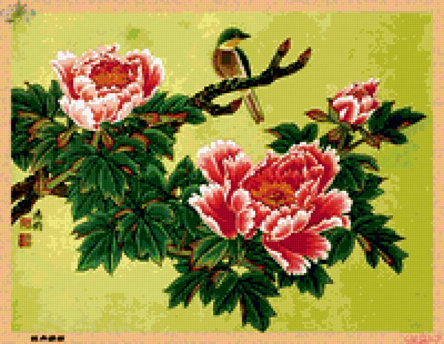 китай - цветы - предпросмотр