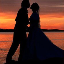 Схема вышивки «Влюблённые»