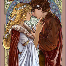 Схема вышивки «пара»