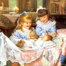 Схема вышивки «няньки»