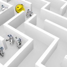 Схема вышивки «Роботы»