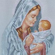 Схема вышивки «Мать и дитя»
