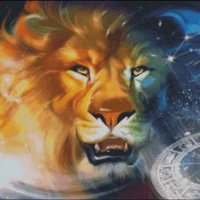 Схема вышивки «Зодиак. Лев»