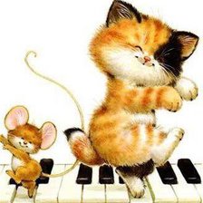 Схема вышивки «Кошки-мышки»