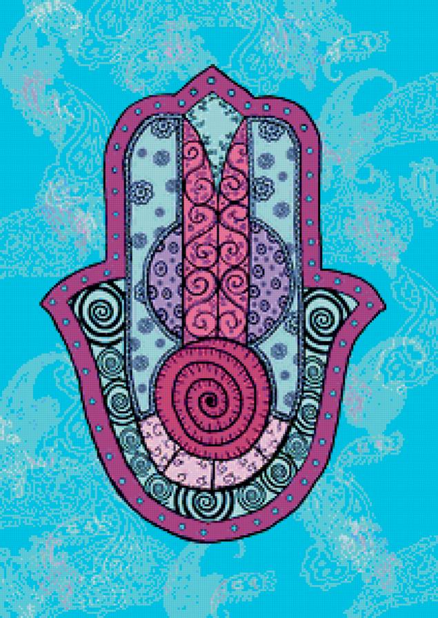 рука Фатимы - исламский оберег - предпросмотр