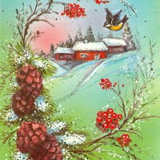 Схема вышивки «Зимняя сказка»