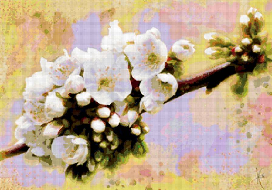 Цветение - весна, дерево, цветы - предпросмотр