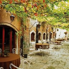 Схема вышивки «Улочка»