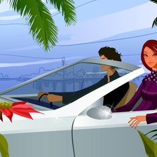 Схема вышивки «Двое»