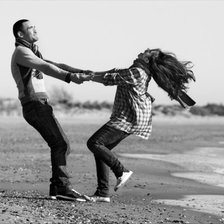 Схема вышивки «двое»