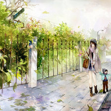 Схема вышивки «Семья»