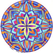 Схема вышивки «Мандала -1»