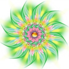 Схема вышивки «весенняя мандала»