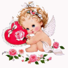 Схема вышивки «ангелок»