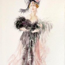 Схема вышивки «Девушка 3»