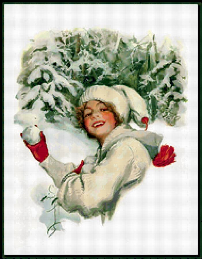 Дети - детское, открытки, зима - предпросмотр