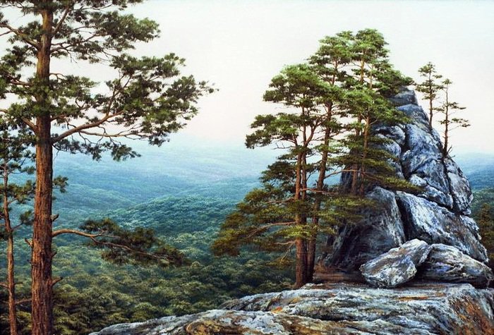 Пейзаж, лес, горы - лес, пейзаж, горы - оригинал