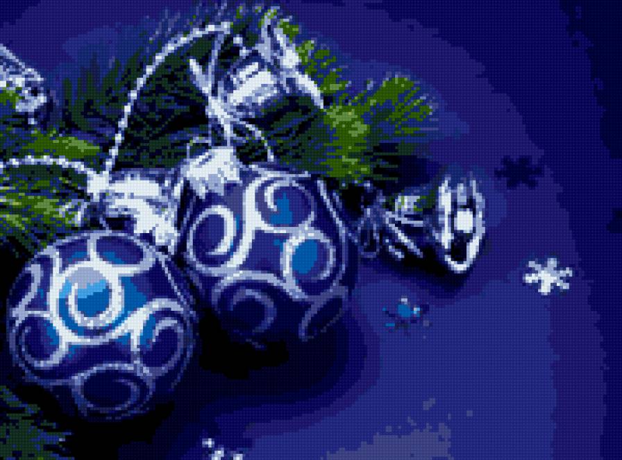 новый год 2 - праздник, новый год, игрушки - предпросмотр