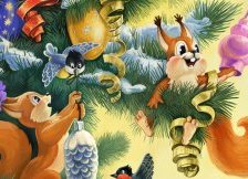 Схема вышивки «Новый Год»