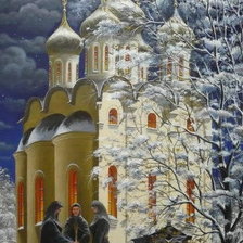 Схема вышивки «В. Марков   ''Рождество''»