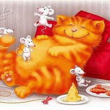 Схема вышивки «кошки-мышки»