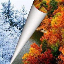 Схема вышивки «Смена года»