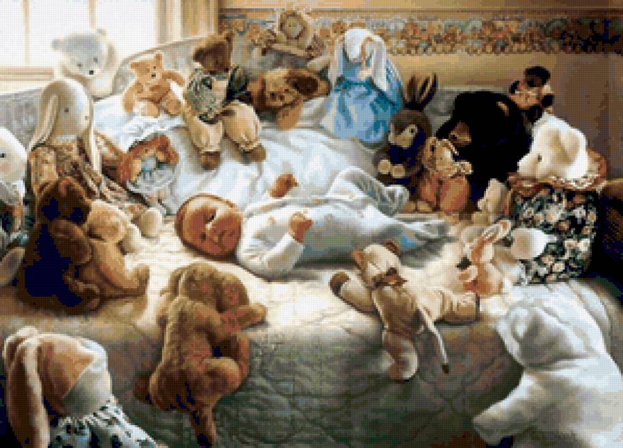 малыш - малыши, дитя, дети, детское, искусство, ребенок, портрет - предпросмотр