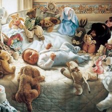 Схема вышивки «малыш»