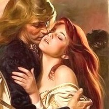 Схема вышивки «он и она»