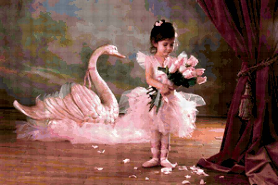 маленький лебедь - дети - предпросмотр