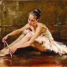 Схема вышивки «балерина»