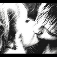 Схема вышивки «черно-белое»