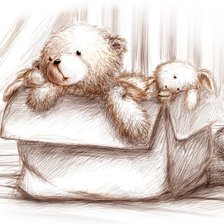 Схема вышивки «черно-белое»